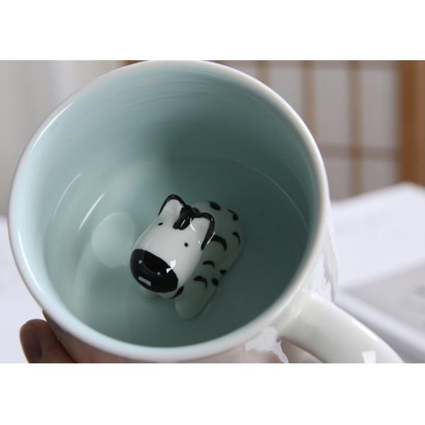 Buy Dolomite Round 3D Bear Personalised Ceramic Mugs at wholesale prices