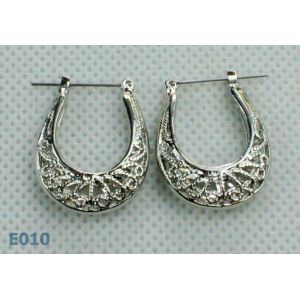 Newest bronze plated zirconia stud earring in 2012