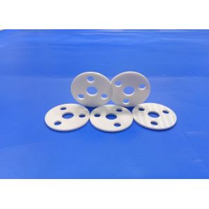Refractory Heat Resistant Zirconia Ceramic Parts Solenoid Spacer , Custom