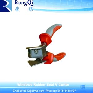 Manual Rubber Seal V Notch Shears