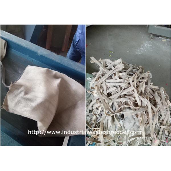 Jumbo Bags Rag Cutting Machine For Ton Bags / PP Big Bags Strong Power