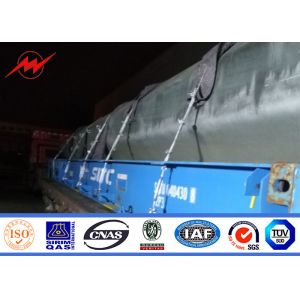 30m Galvanized Metal 10MM Power Transmission Poles