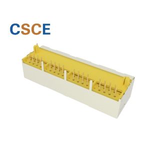 China Customized Color RJ45 Gigabit Ethernet , RJ45 Modular Jack 1 * 4 Port UL Certification on sale China Customized Color RJ45 Gigabit Ethernet , RJ45 Modular Jack 1 * 4 Port UL Certification on sale