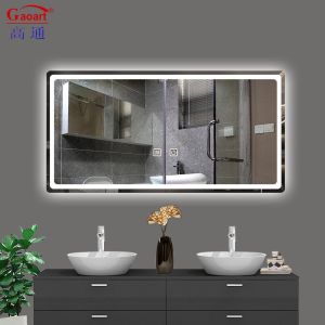 Round LED Mirror for Bathroom Decor Customized Size and Smart Technology