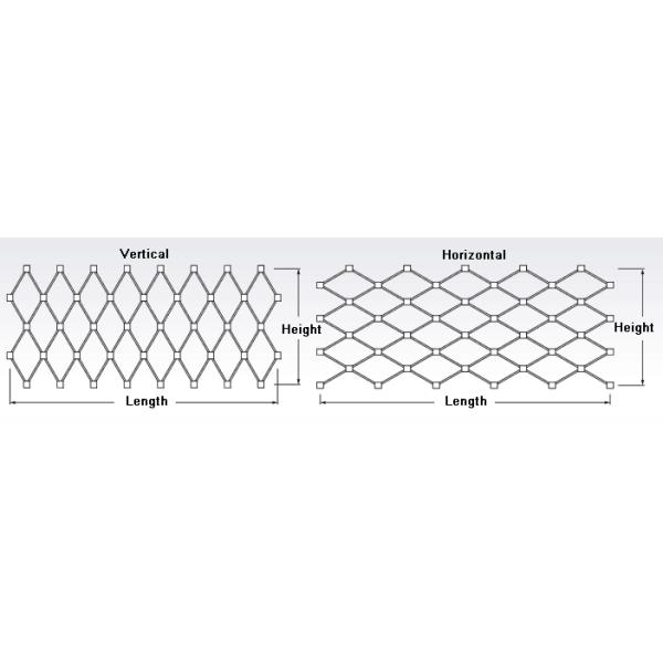 Flexible stainless steel cable mesh