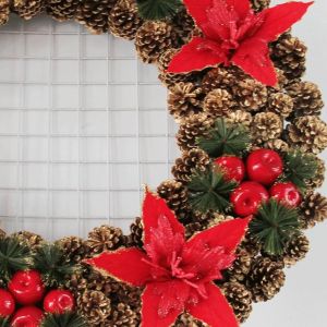 60CM Decorated Christmas Wreaths