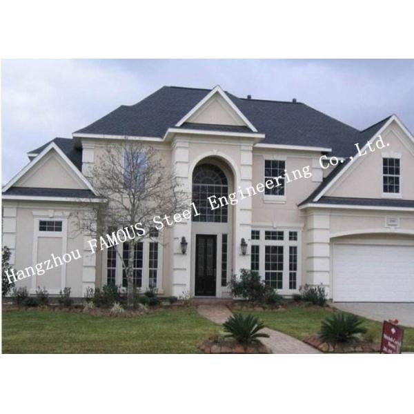 Buy 200m2 Customized Painted Lightweight Steel Villa House Q345b Welding at wholesale prices