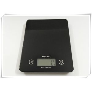 Sensitive Touch Screen Kitchen Food Scale With Bright White Backlit