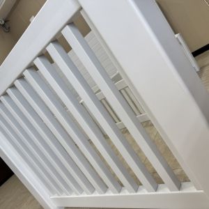 High Sun Resistant White Vinyl Pool Fence Quick Install 4feet