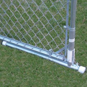 Crowd Control Chain Link Fabric Porta Fence Telescope Bottom Leg Design Ball