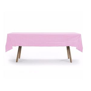 Oilproof No embossing Disposable Plastic Tablecloths 54*108''