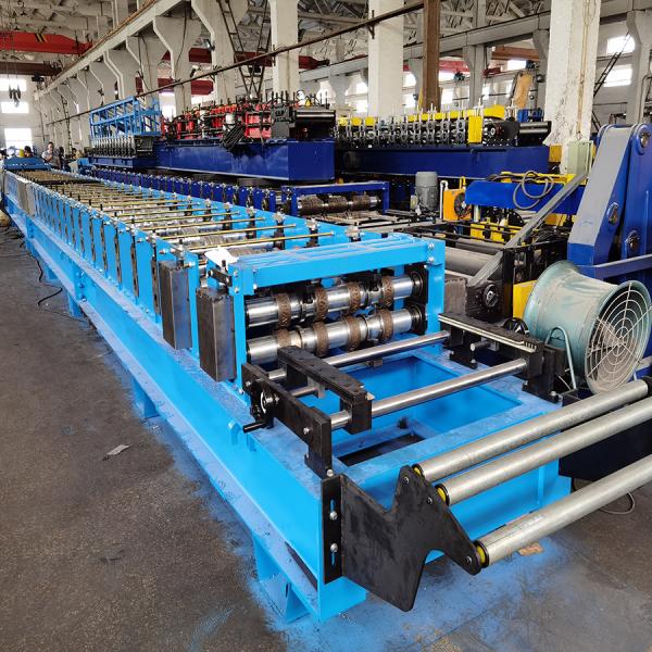 Soffit Panel Metal Deck Forming Machine Deck Roll Former Yt-R7 Drip Edge