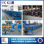 Low - Carbon Steel Spiral Welded Pipe Machine Line Witn Cold Roll Forming