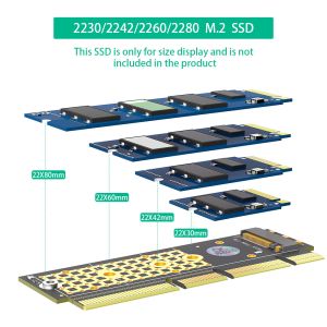 NGFF KEY M To PCI-E 16X adapter