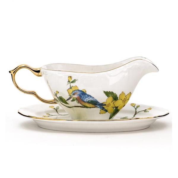 Buy 12 Inch Custom Ceramic Bowl Gravy New Bone Soup Bowl With Tray 12 Oz 8 Oz 4 Oz at wholesale prices