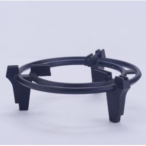 Black Round Diameter Pan Supports with Three Supports