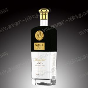 Luxury Spirit Flint Glass Bottle 1000ML For Vodka