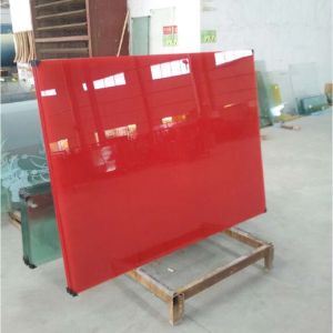 4mm Tempered Art Glass Decorative Blue White Green Red Back Painted Lacquered