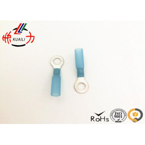 Terminal Ring Electrical wire connectors heat shrink HR 2-6 16-14 AWG Blue