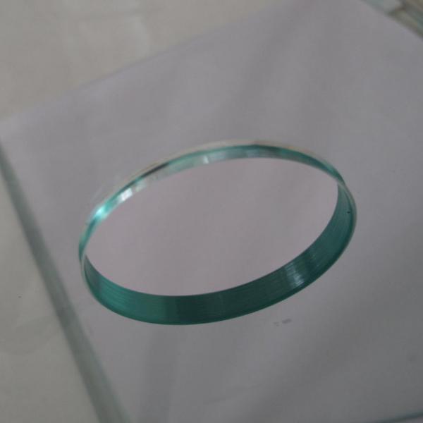 Buy Big Handle Hole Shower Tempered Glass CNC Stained Polished at wholesale prices