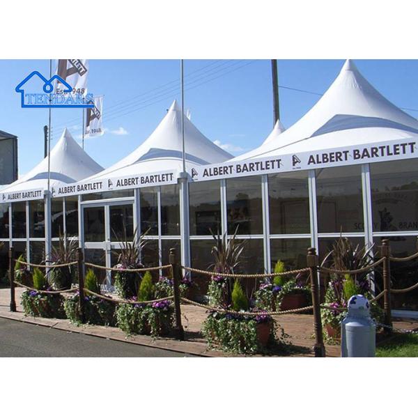 Easy To Operate,Custom Aluminum Glass Pagoda Canopy Tent Frame For Restaurant