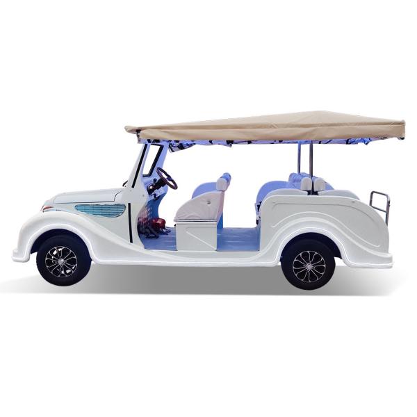 Up To 45 Mph Classic Electric Golf Cart With All Terrain Tires Under Seat Storage