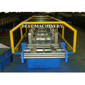 Galvanized Metal Rain Gutter Profile Cold Rolling Forming Machine With Plc
