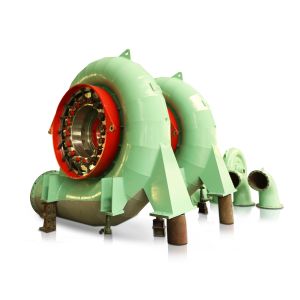 Francis Vertical Hydro Water Turbine Generator 200kw Compact Structure
