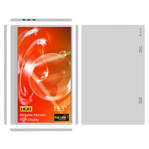 13.3 Inch USB C IPS Screen 9.1mm Thickness FHD Portable Monitor