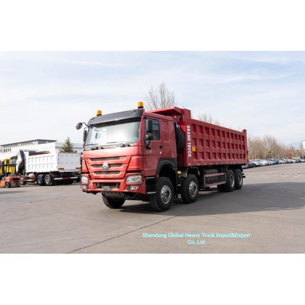 Buy HOWO Dump Truck Tipper Truck with 400L Fuel Tank EURO II/III Emission Standard and 10 or 12-speed Manual Gearbox at wholesale prices