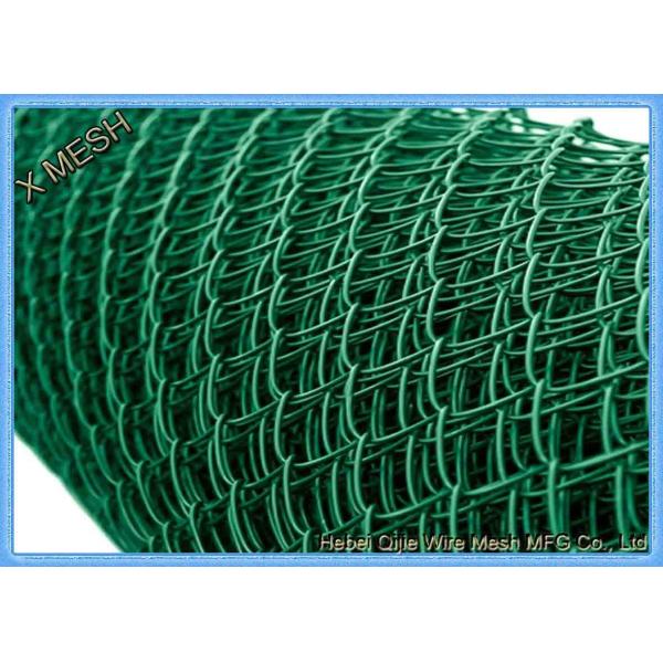 Green PVC Coated Chain Link Fence-CLF002