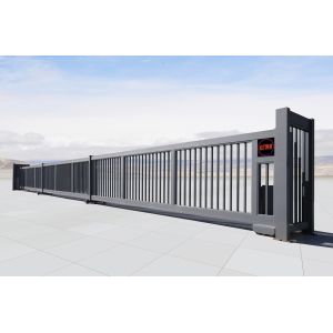 Villa Security Aluminium Alloy Telescopic Sliding Gate , 18m/min