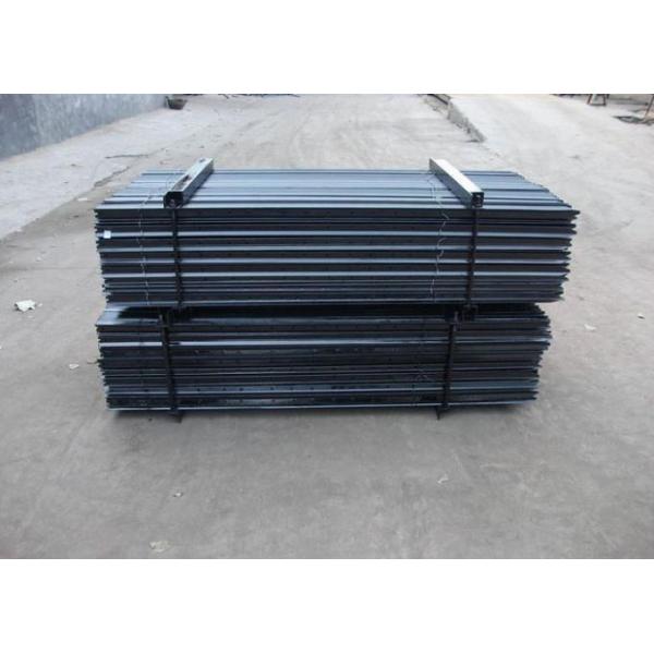 Black Painted Y Fence Post / Metal Fence Posts For Australia , New Zealand