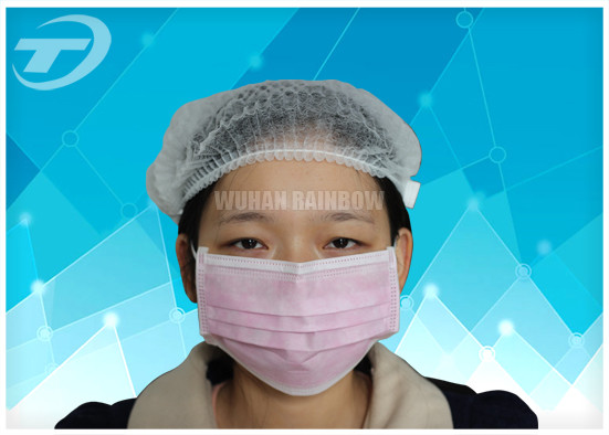 Colorful Disposable Medical Mouth Mask Earloop Or Tie-On , Nurse Face Mask