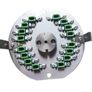 China Rongbang RBTX-LCAPC16 Polishing Holder for 16 Ports LC/APC Fiber Optic Patch Cord Connectors Tip Grinding on sale