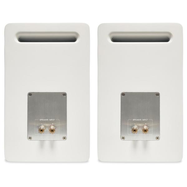 5.25 Inch Passive Bookshelf Speakers Matte White HiFi Studio Loudspeakers 150W RMS