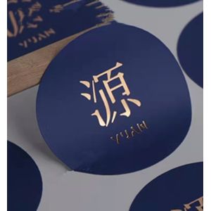 Custom PVC Adhesive Seal Sticker Label with Tear Resistance Material