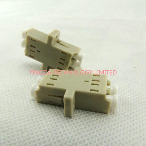 LC Multimode Fiber Optic Adapter Coupler Duplex Ceramic Ferrule , LC Fiber Adaptor