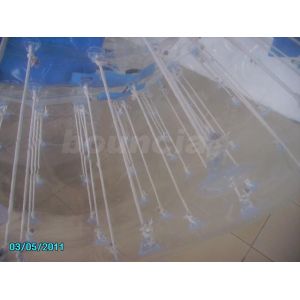 1.0mm PVC Inflatable Zorb Ball With Soft Back Cushions