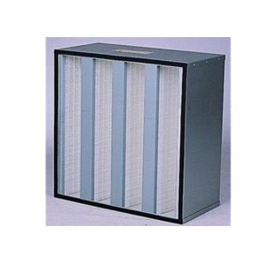 Quality Fiberglass Fiber Minipleats V Cell Filter With 80 Degree Work Temperature for sale