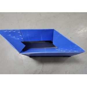Collapsible Plastic Corrugated Foldable Boxes 5mm Thickness