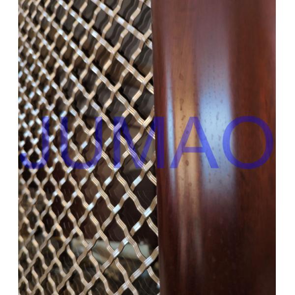 10 Mm Textured Cabinet Grille Inserts , Bright Metal Mesh Panels For Cabinets