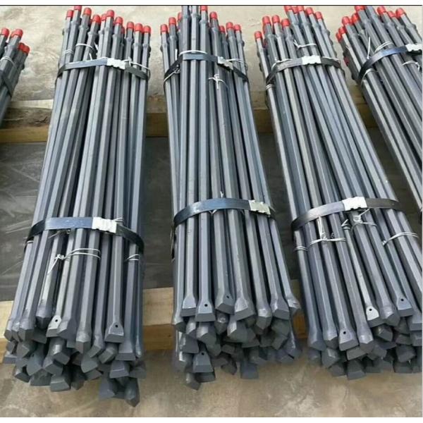 Chisel Bit Integral Drill Steel for small hole rock drilling with Hex body