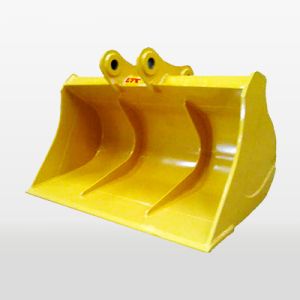 Q355B Komatsu PC100 Excavator Trench Bucket 0.65cbm Capacity