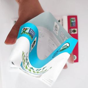 Custom Printing Stand Up Pouch Resealable Smell Proof Packaging With Zipper