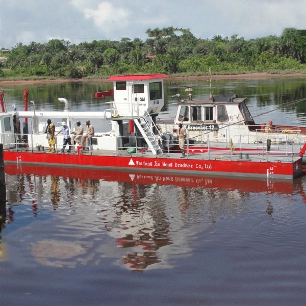 Professional Small River Sand Dredging Machine Detachable Structure Easy