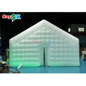Multipurpose Outdoor Inflatable White Tent For Wedding Party Advertising Fire