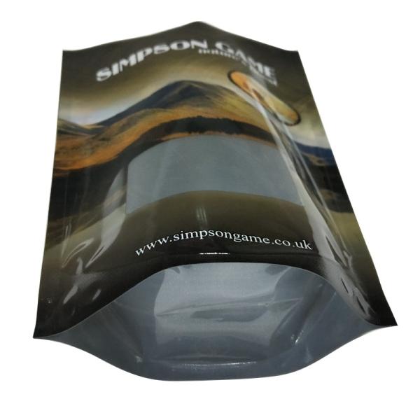 Top unique heat seal nylon food grade three side seal pet food packaging bags plastic pouch