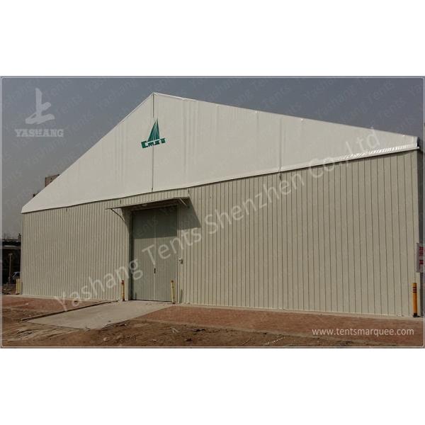 Buy Durable Custom Big Industrial Storage Tents With Corrugated Sheet Wall at wholesale prices