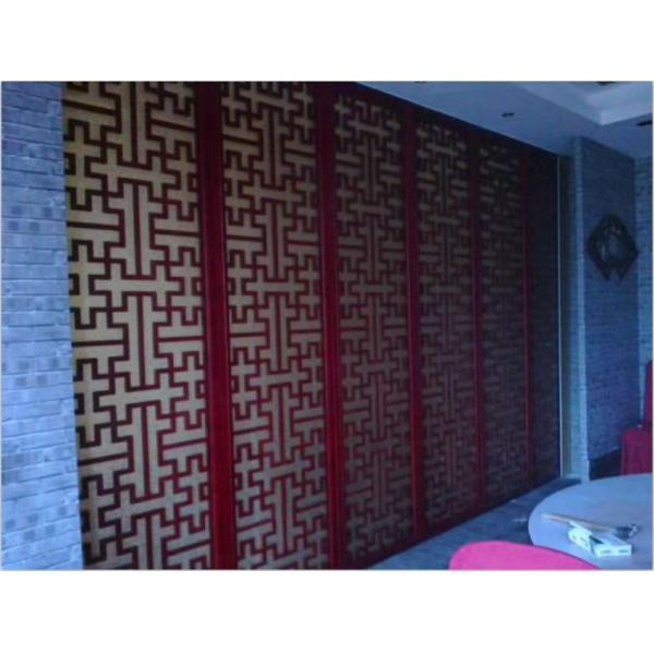 Floor To Ceiling Conference Room Movable Partition Wall With MDF Melamine Surface